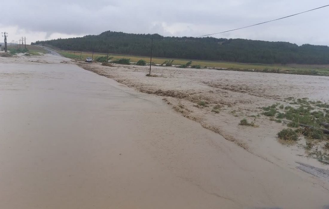 سیل راه ارتباطی چند روستای بیله‌سوار را بست