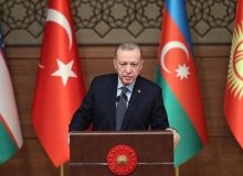 اردوغان بر همکاری در جهان ترک تاکید کرد