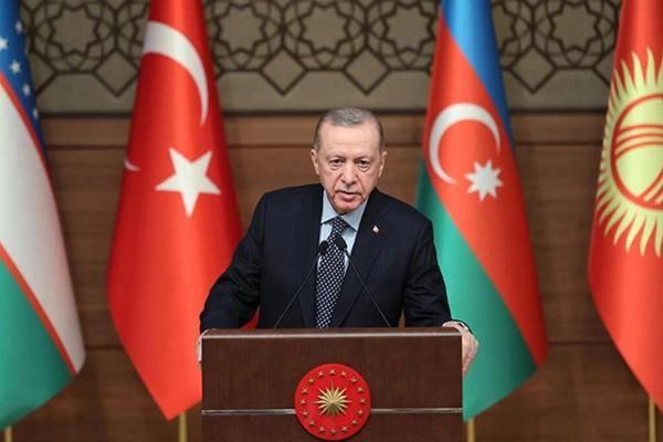 اردوغان بر همکاری در جهان ترک تاکید کرد