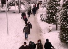 برف بازی با بهار در آذربایجان شرقی/ بارش برف در مرند به ۲۴ میلی‌متر رسید