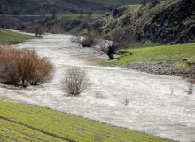 هشدار سیلابی شدن رودخانه های آذربایجان‌شرقی در پایان هفته