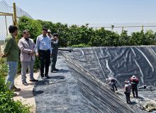 اجرای بهسازی استخر «ژئوممبران» در تفرجگاه عینالی