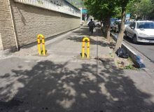 نصب بیش از ۴۵۰ موانع ترافیکی در ورودی پیاده راه های حوزه منطقه ۳