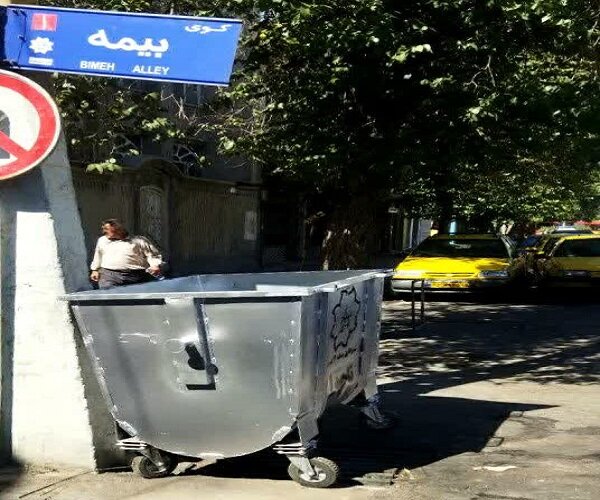 خرید و نصب ۲۴۰ باکس جدید زباله در منطقه ۴ تبریز