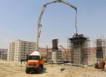 تکمیل پایه های پل شهید حیدری اتوبان ولایت