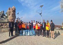 مشارکت هدفمند کودکان و نوجوانان در پاکسازی تفرجگاه ائل‌باغی