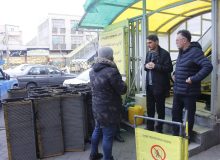 تداوم تعمیر پل عابرگذر مکانیزه مقابل کلینیک شیخ‌الرئیس