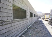 ادامه احداث غرفه های دائمی در محل پارکینگ ائل گلی