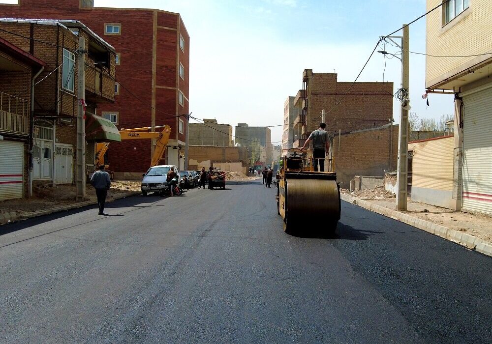 تکمیل آسفالتریزی مسیرگشایی شهید بیمثل/بازآفرینی شهری در دل بافت فرسوده تبریز