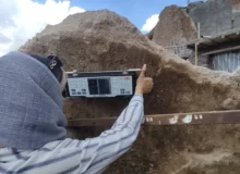 مستندسازی کران تاریخی مسجد روستای جهانی کندوان با اسکنر لیزری