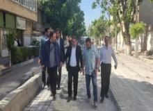 پیشرفت ۷۵ درصدی پروژه کفسازی و مناسب‌سازی فاز دوم خیابان ثقه‌الاسلام