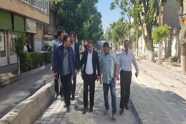 پیشرفت ۷۵ درصدی پروژه کفسازی و مناسب‌سازی فاز دوم خیابان ثقه‌الاسلام