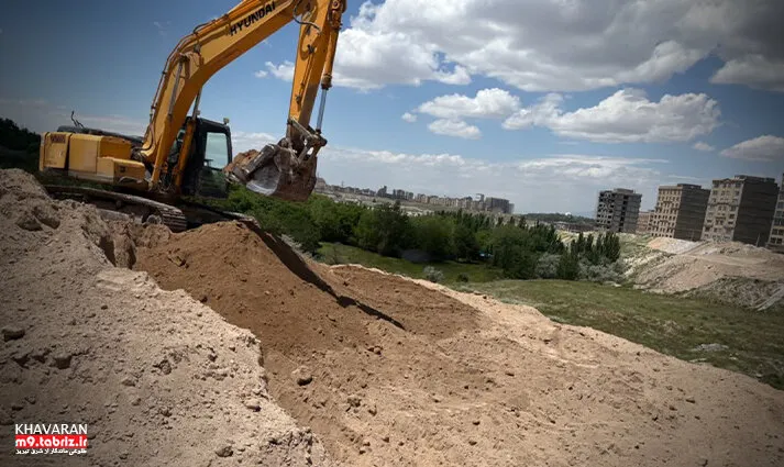 آغاز آمادهسازی زمینهای ۵۵ هکتاری فاز ۱ خاوران