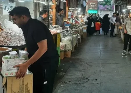 ساماندهی بساط چینی اصناف در بازار “شیشه‌گرخانه”
